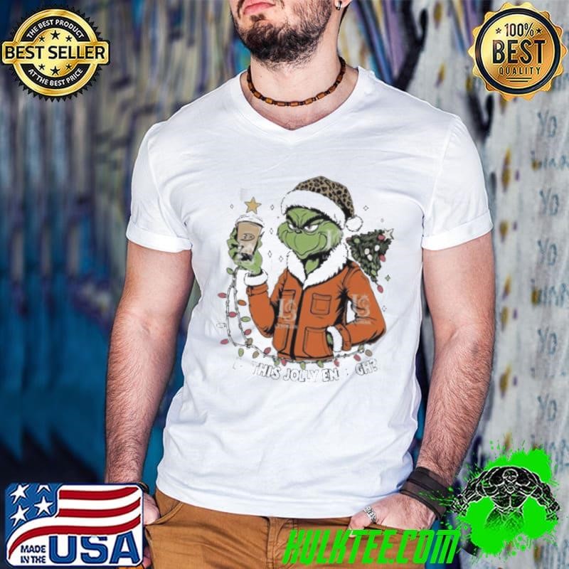 Santa Grinch Anaheim Ducks Is This jolly Enough Merry Christmas shirt