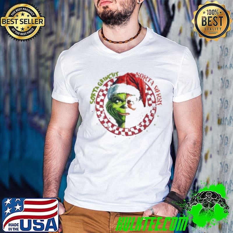 Santa Grinch Sorta Grinchy Sorta Merry Christmas 2024 Shirt