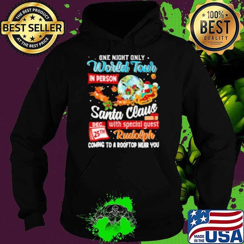 Santa World Tour On 25th Dec Awesome Hoodie