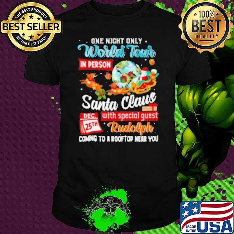 Santa World Tour On 25th Dec Awesome Unisex