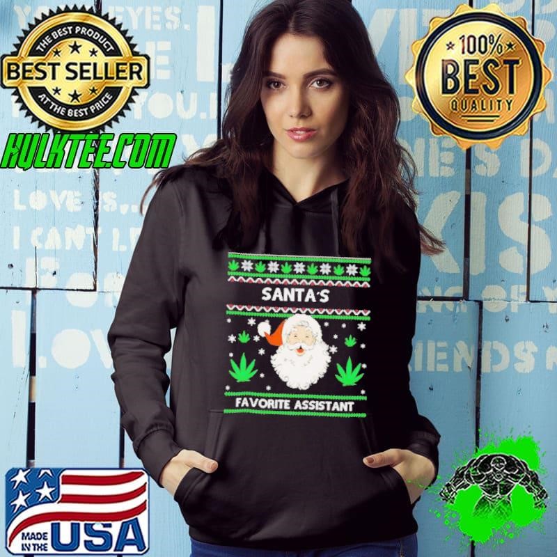Santa’s favorite assistant weed Christmas shỉt