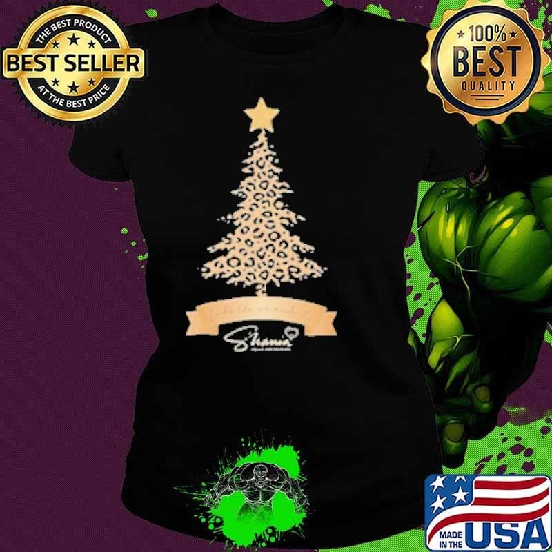 Shania Twain Look Like We Made It Foundation Leopard Christmas Tree shirt