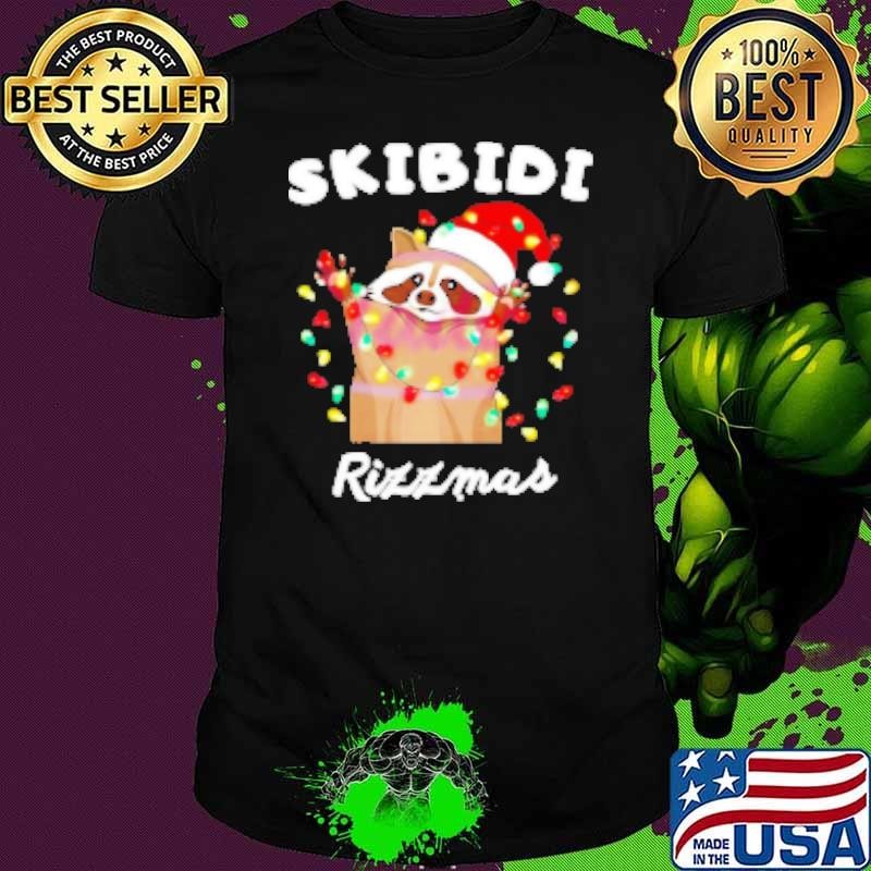 Skibidi Rizzmas Christmas Raccoon Unisex