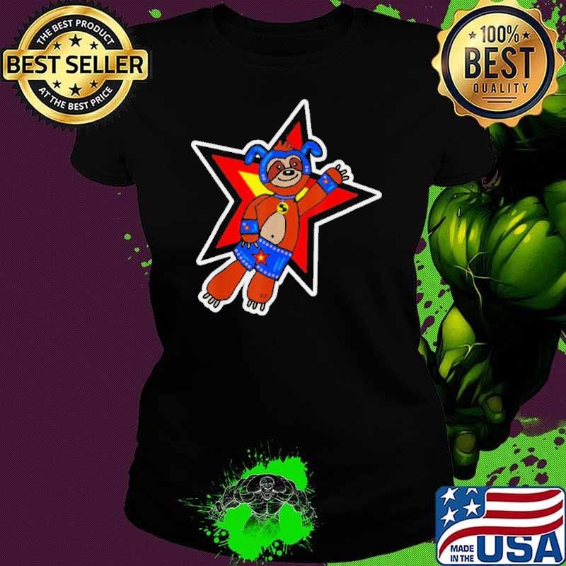 Sloth Superhero Ladies tee