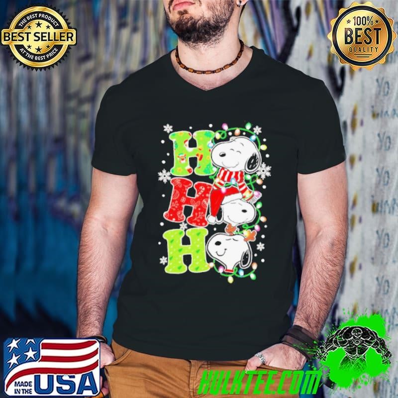 Snoopy Ho Ho Ho Merry Christmas Guys V Neck