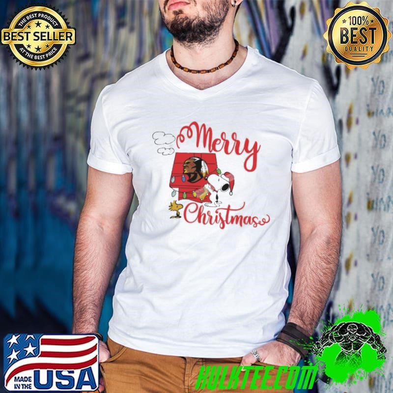 Snoopy Woodstock Christmas Washington Redskins Shirt