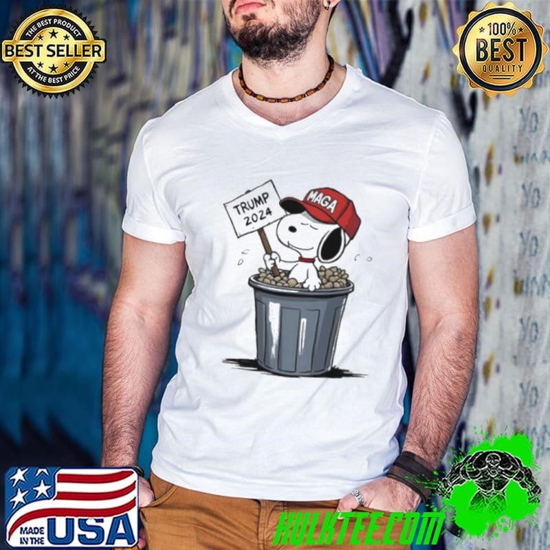 Snoopy in the trash hat MAGA Trump 2024 shirt