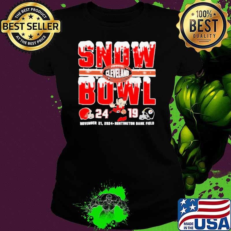 Snow Bowl 2024 Cleveland Browns 24 19 Pittsburgh Steelers Shirt