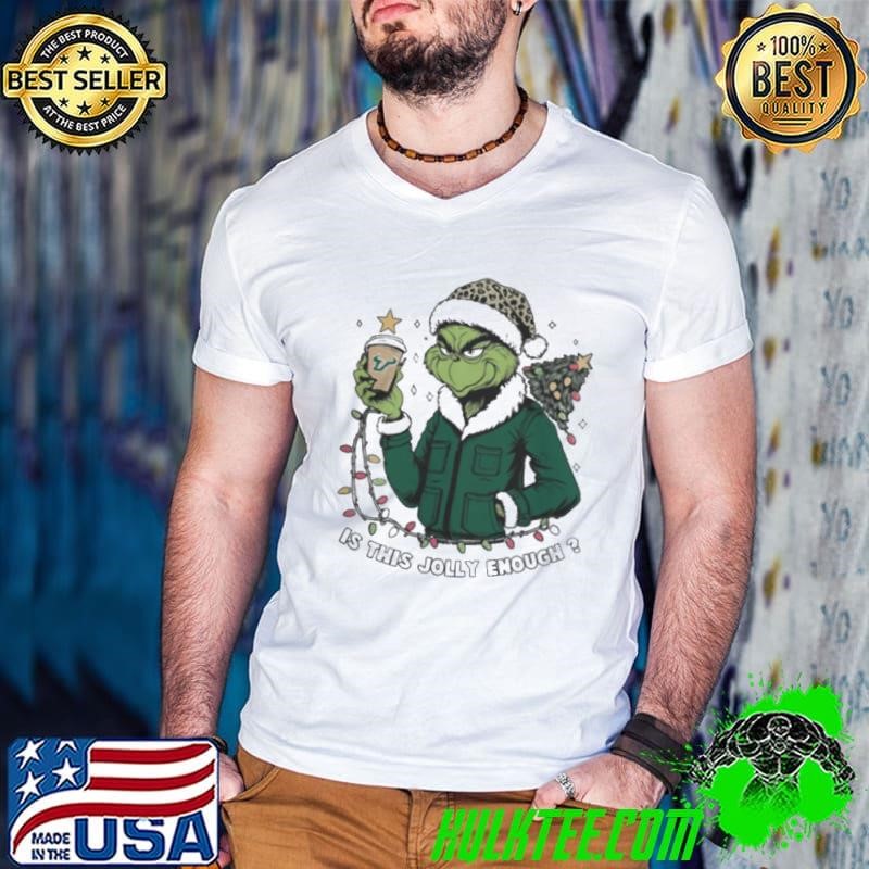 South-Florida-Bulls-x-Santa-Grinch-Is-This-Jolly-Enough-Merry-Christmas-Shirt3 Guys V Neck