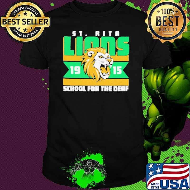 St. Rita School for the Deaf Full Color Lion Seal Shirt