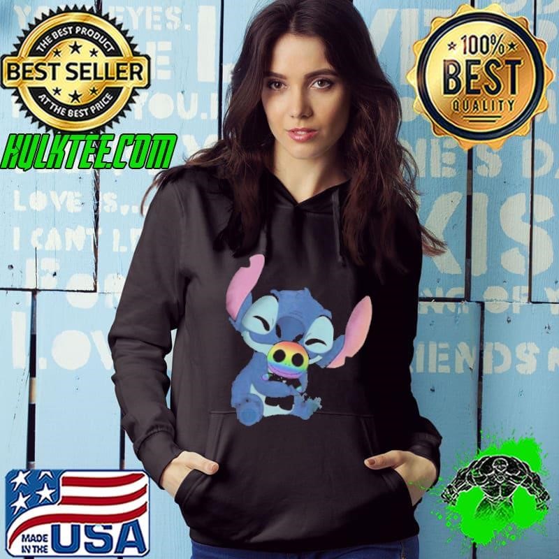 Stitch hug Jack Skellington LGBT shirt