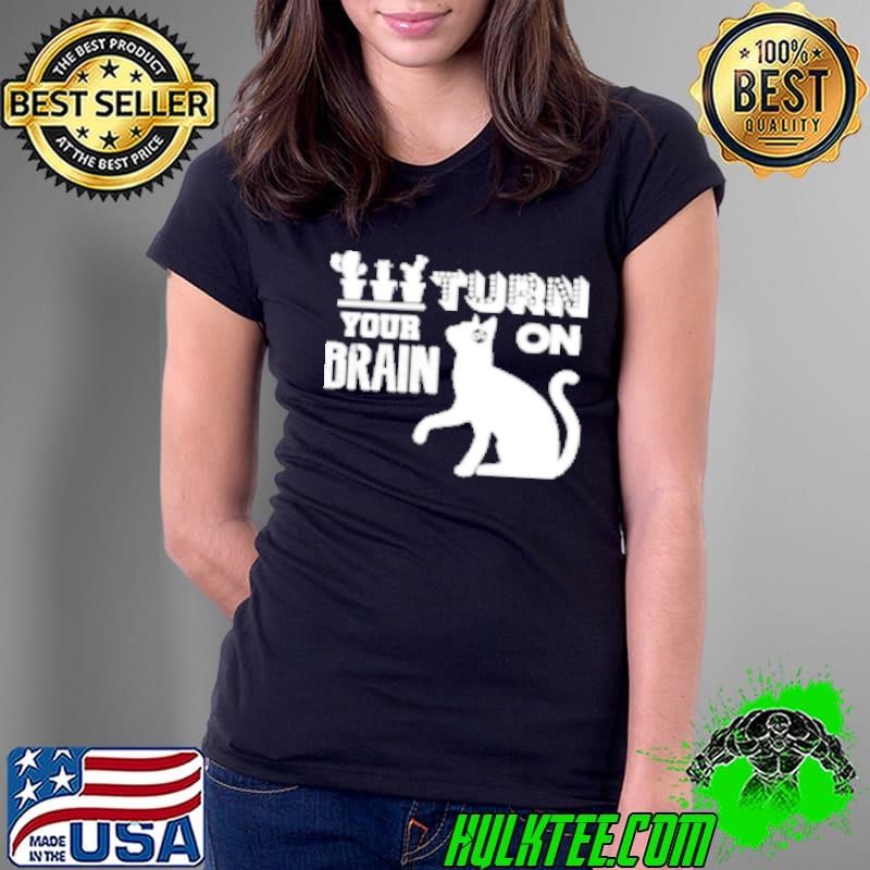 TURN ON YOUR BRAIN Ladies Tee