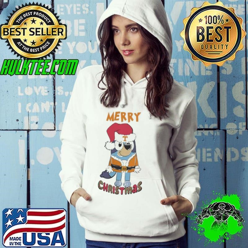 Tennessee Volunteers Bluey Merry Christmas 2024 Hoodie