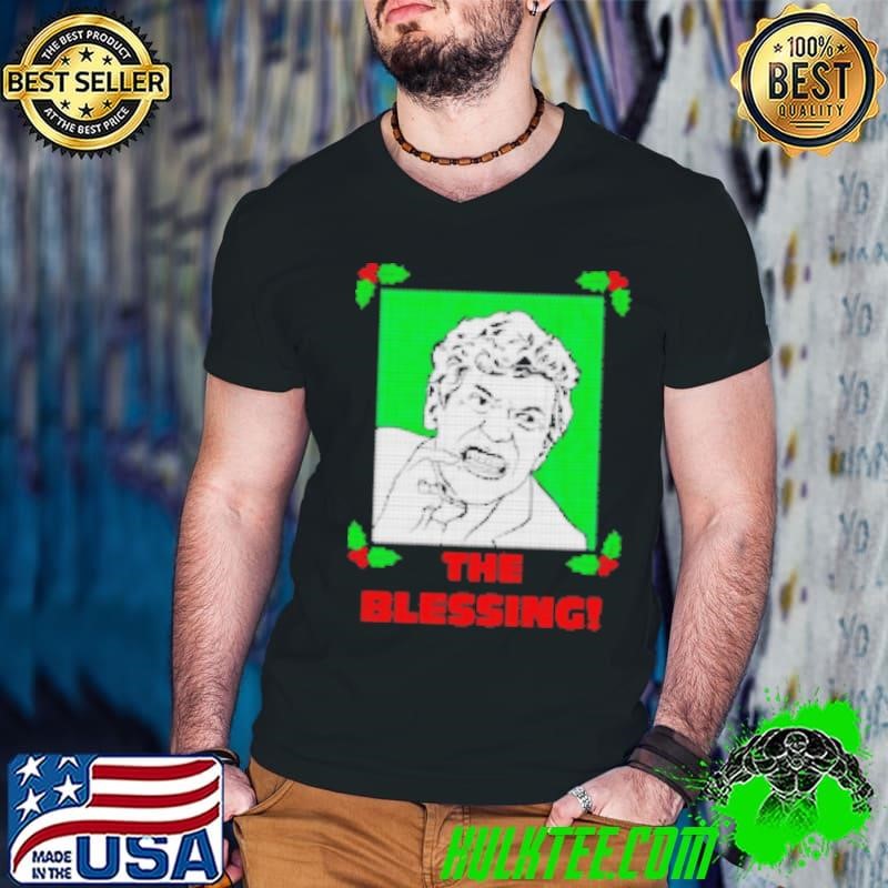 The Blessing ugly Christmas Guys V Neck