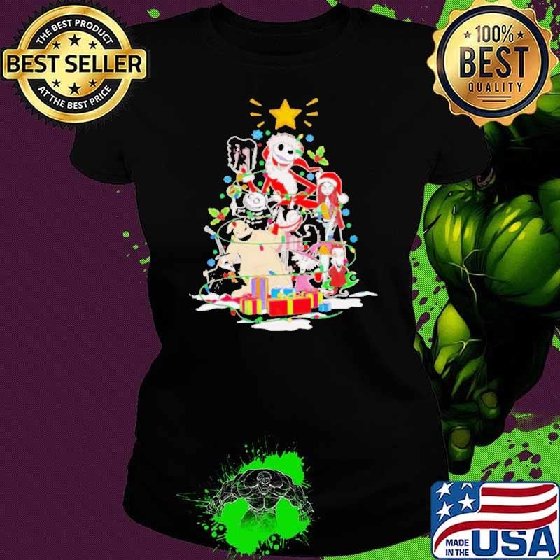 The Nightmare Before Christmas tree Ladies tee