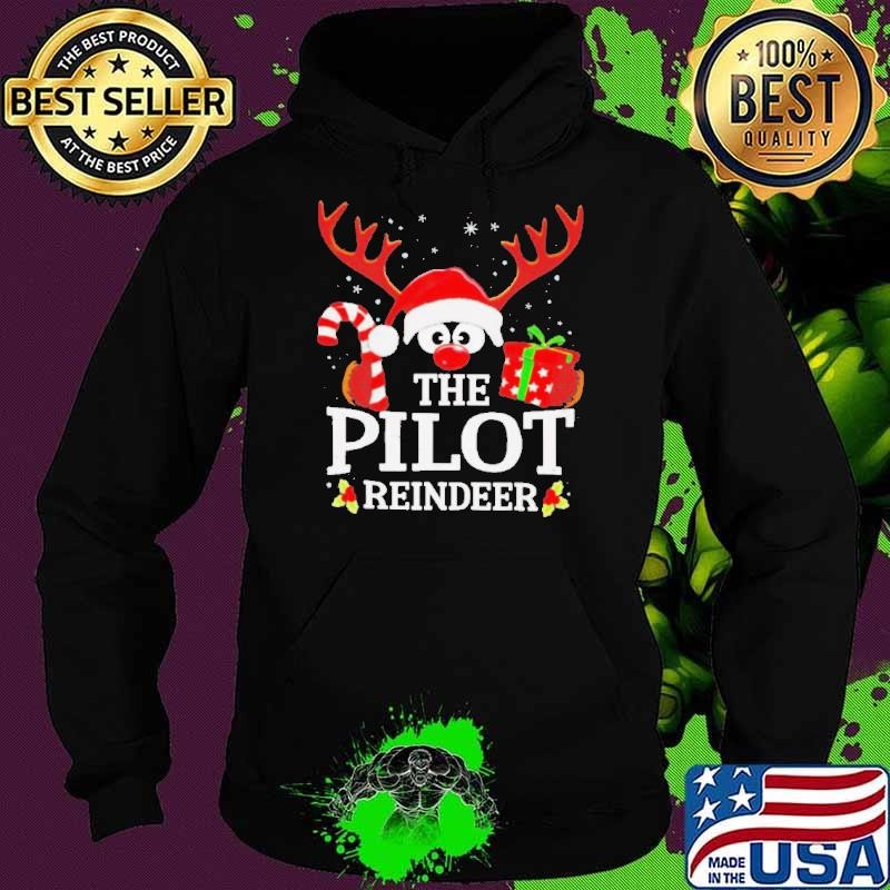 The pilot reindeer Christmas Hoodie