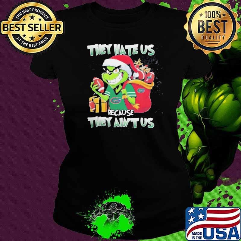 They Hate Us Because They Ain’t Us Grinch Vs Florida Gators Football Christmas Shirt