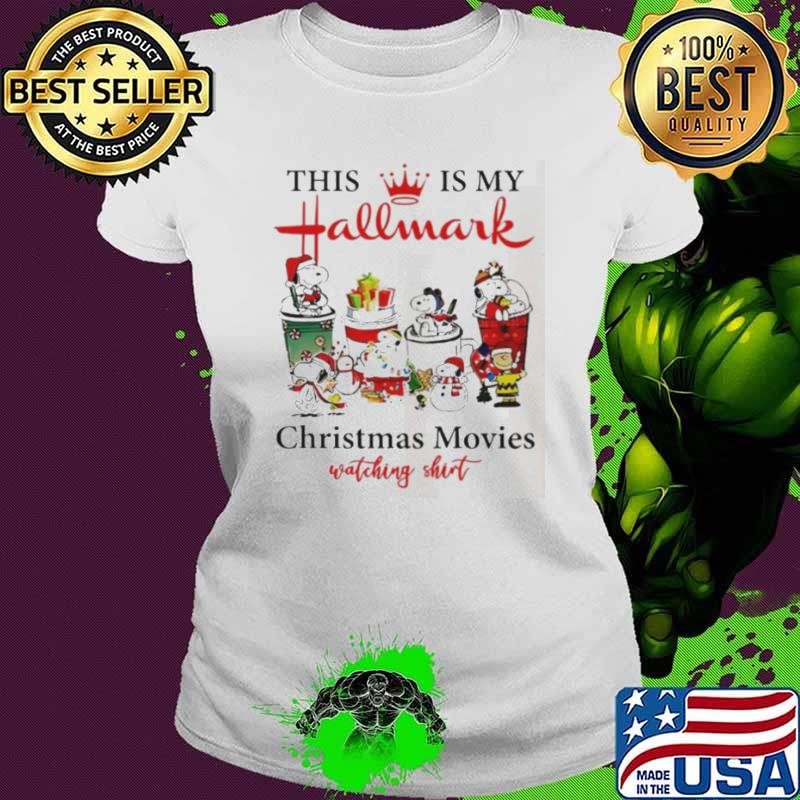 This is my hallmark Christmas movie watching Snoopy shirt