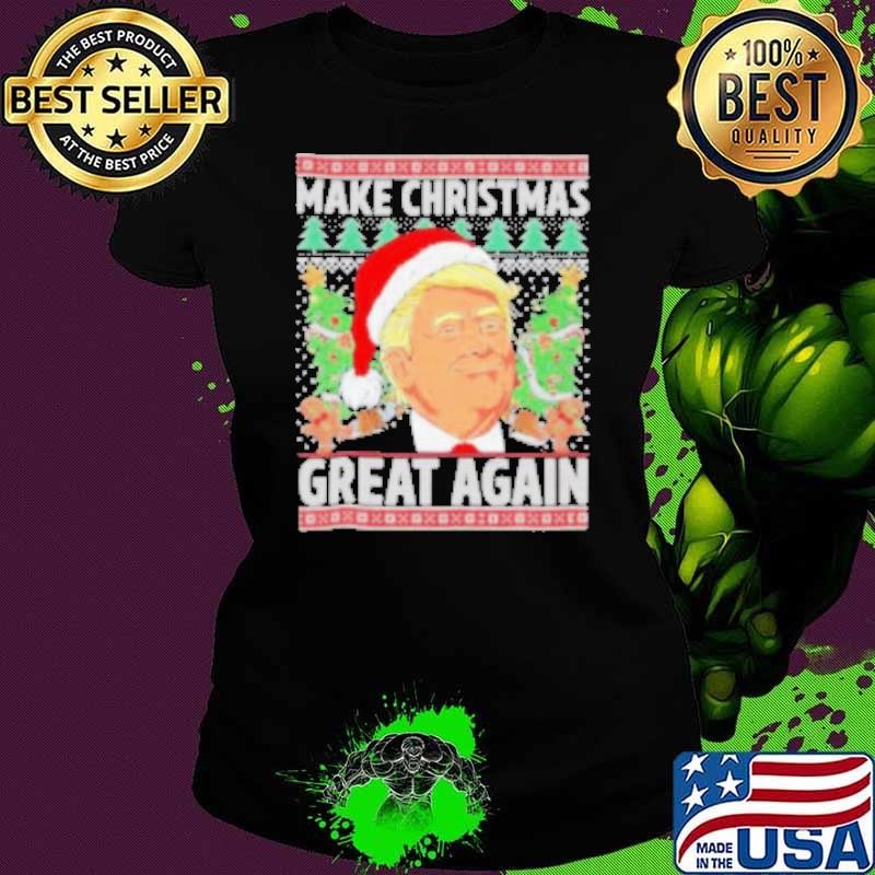 Trump 2025 Make Christmas Great Again Ugly Christmas Shirt