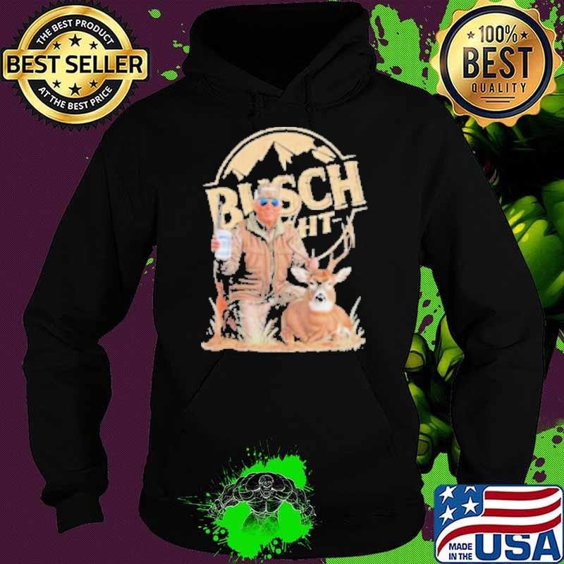 Trump Hunting Busch Light Beer Hoodie