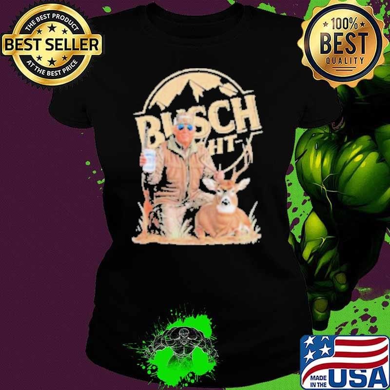 Trump Hunting Busch Light Beer Ladies tee