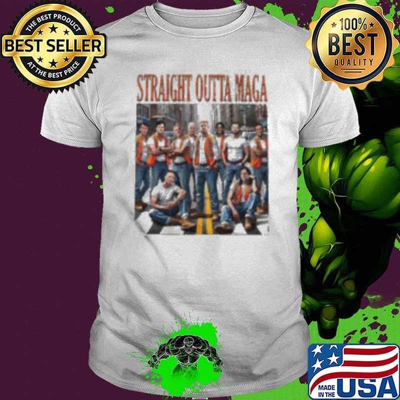 Trump Straight Outta MAGA Garbage 2024 shirt