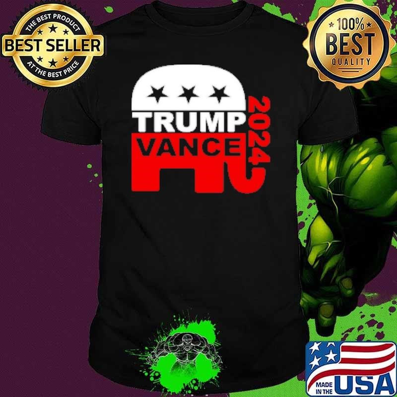 Trump Vance 2024 GOP Elephant Shirt