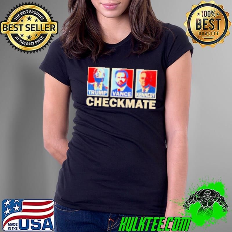 Trump Vance Kennedy Rfk Jr Checkmate Vintage Ladies Tee