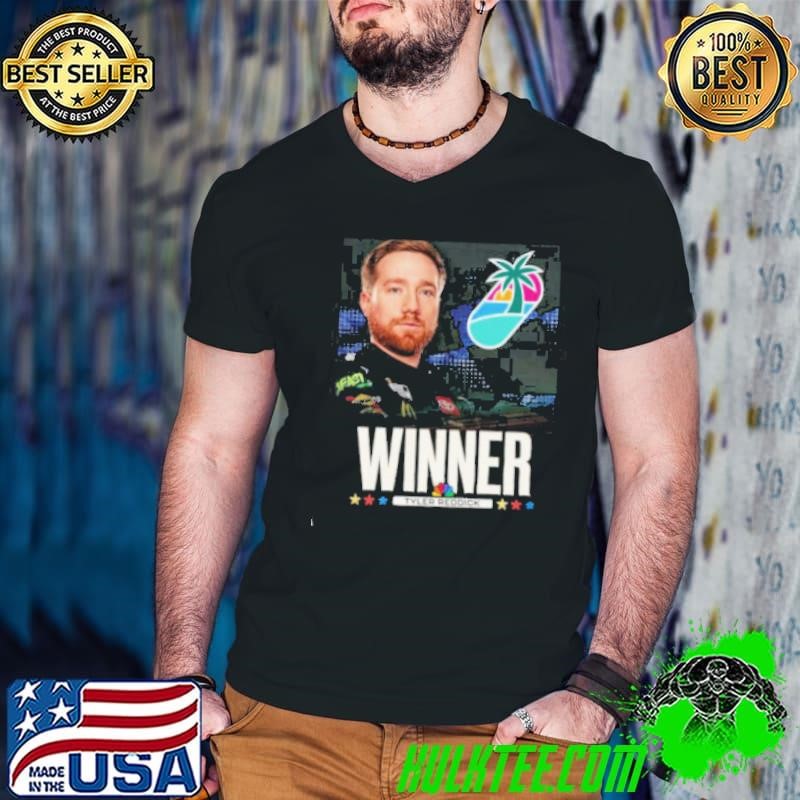 Tyler reddick he passes ryan blaney on the final corner to win and punch his ticket into the championship 4 shirt