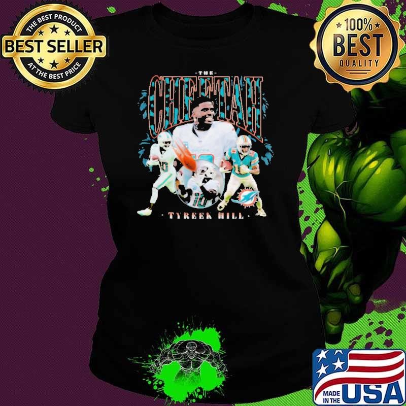 Tyreek Hill The Cheetah Miami Dolphins Notorious Player Graphic NFL Shirt
