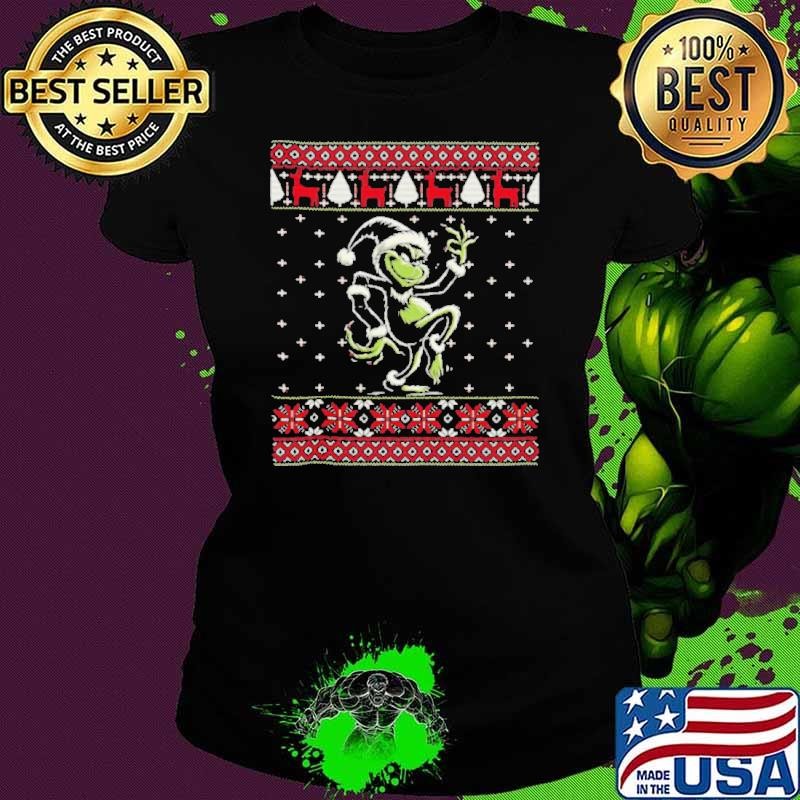 Ugly Christmas The Grinch Dancing Shirt