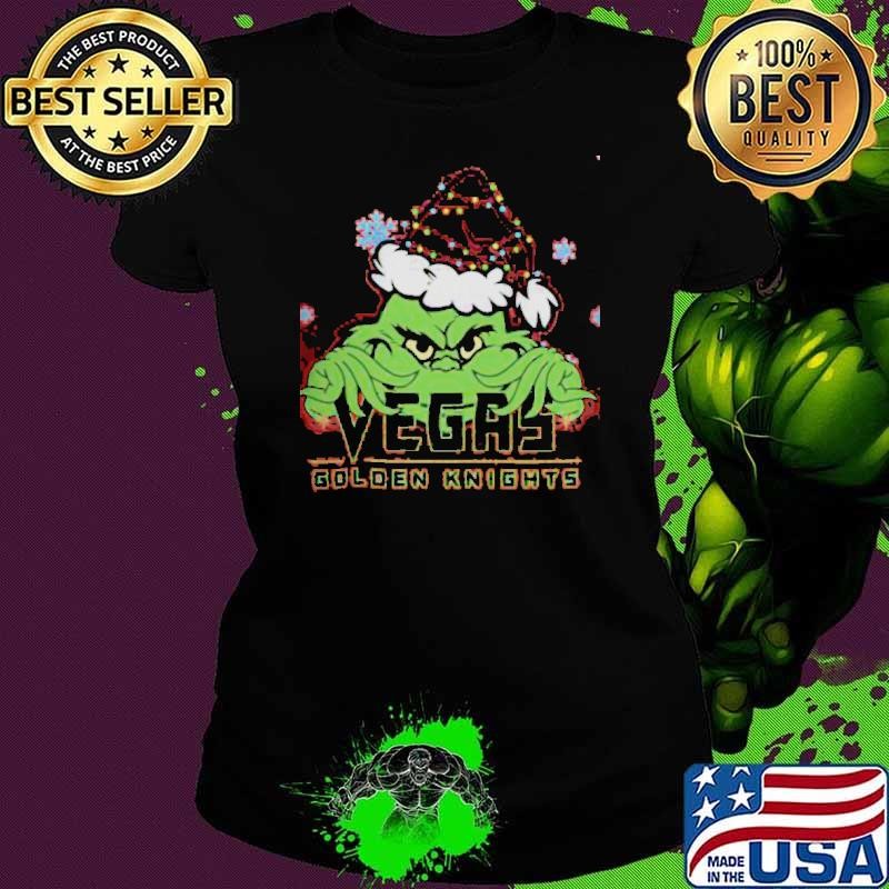 Vegas Golden Knights The Grinch Christmas Happy Holidays 2024 Hockey shirt