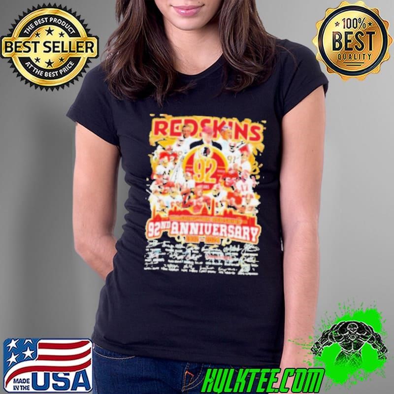 Washington Redskins 92nd Anniversary 1932 2024 Ladies Tee