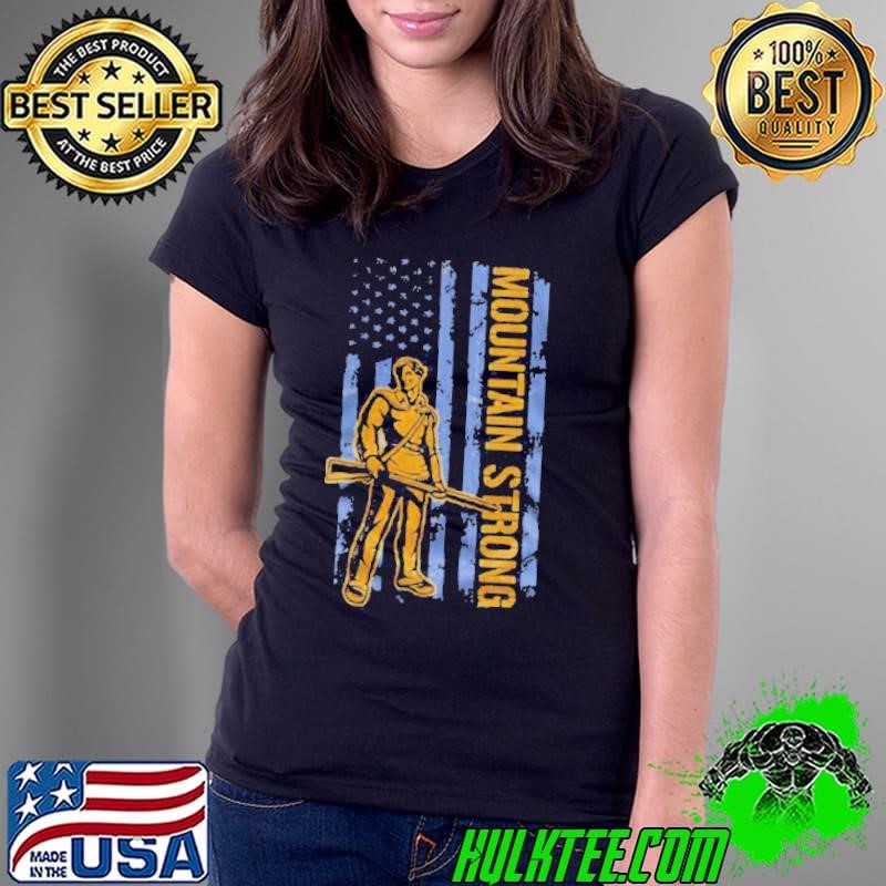 West Virginia Mountaineers Strong Ladies Tee