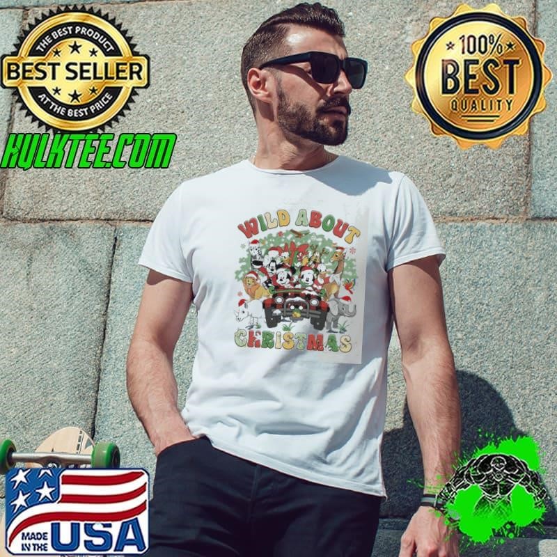 Wild About Christmas Shirt, Animal Kingdom Christmas Unisex