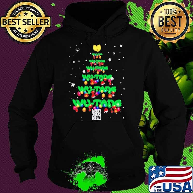 Wu Tang Clan tree Merry Xmax for all Chirstmas Hoodie