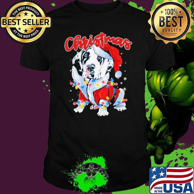 Xmas Lights Great Dane Dog Christmas Pajama Idea Unisex