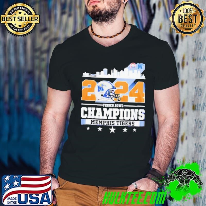 2024 Frisco Bowl Champions Memphis Tigers Champions Guys V Neck