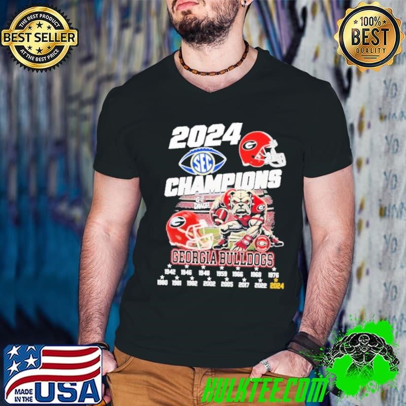 2024 SEC Champions Georgia Bulldogs go Dawgs Mascot Shirt