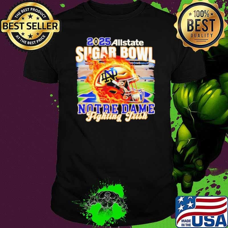 2025 Allstate Sugar Bowl Notre Dame Fighting Irish fire helmet Unisex