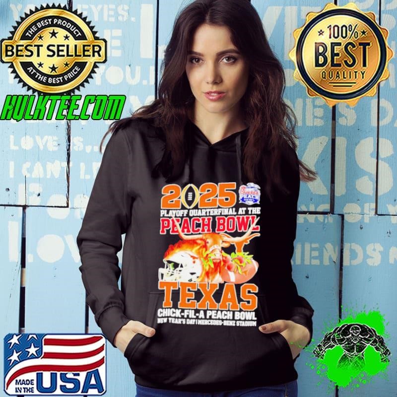 2025 Peach Bowl Texas Longhorns Chick fil a mascot shirt