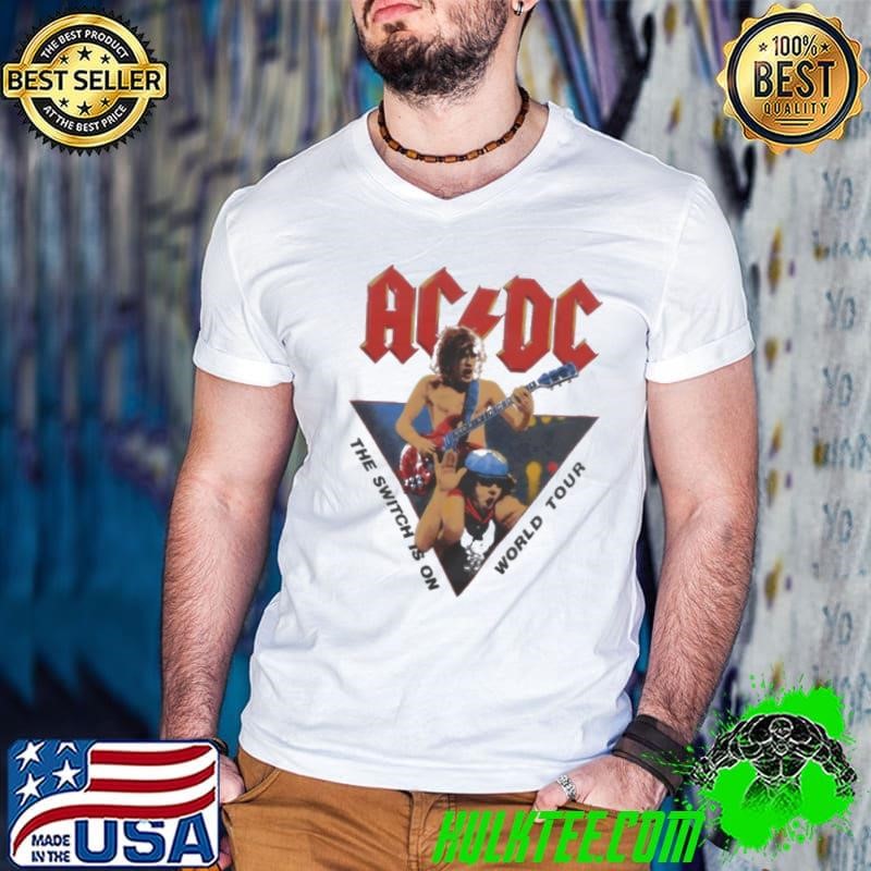 ACDC Flick of the Switch World Tour Switch Is On Shirt