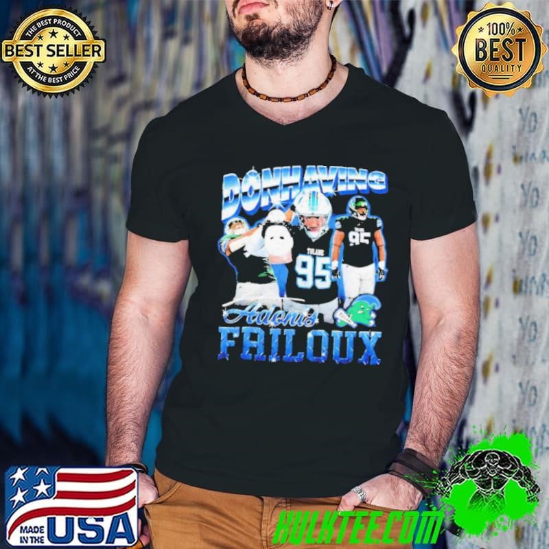 Adonis Friloux Tulane Green Wave signature vintage shirt
