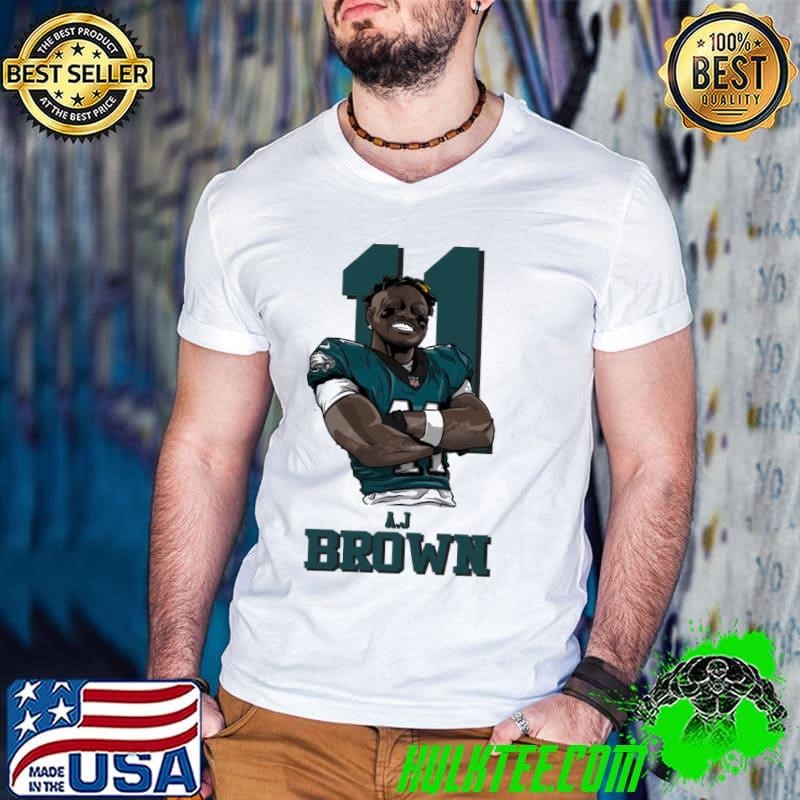 Aj Brown American professional football wide receiver eagles T-Shirt