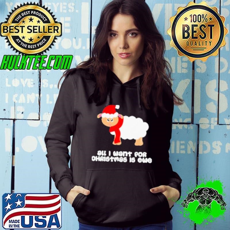 All I Want For Christmas Is Ewe Sheep Childrens Dark Shirt
