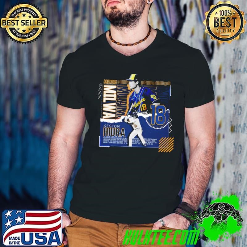 American professional baseball first baseman keston hiura T-Shirt