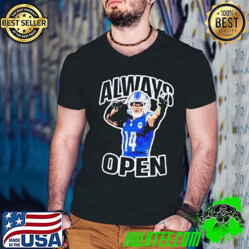 Amon Ra St. Brown Always Open Detroit Lions shirt