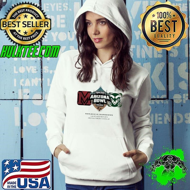Arizona Bowl Miami Hurricanes Vs Colorado State Rams Matchup At Arizona Stadium In Tucson AZ on December 28th 2024 NCAA Hoodie