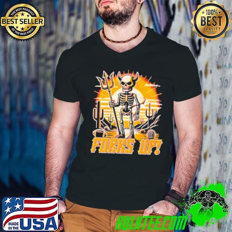 Arizona State Sun Devils skeleton forks up Shirt