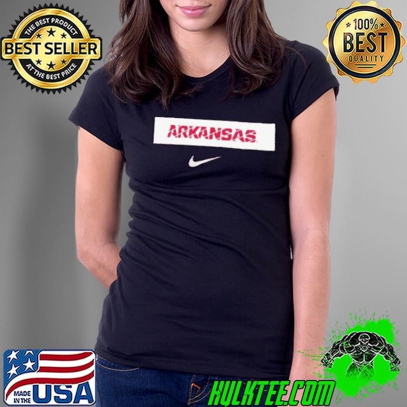 Arkansas Razorbacks Nike Logo Ladies Tee